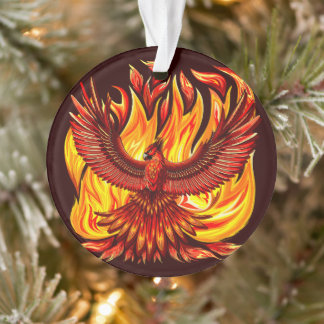 Phoenix mythological immortal Creature Ornament
