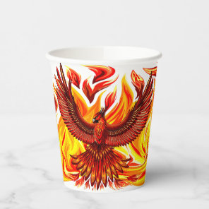 Phoenix mythological immortal Creature Paper Cups