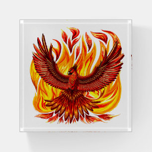 Phoenix mythological immortal Creature Paperweight
