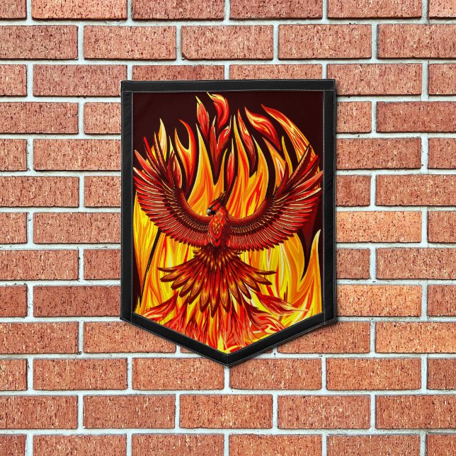 Phoenix mythological immortal Creature Pennant (Insitu 1)