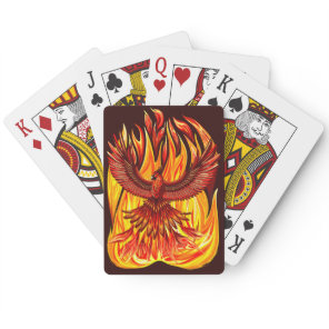 Phoenix mythological immortal Creature Poker Cards