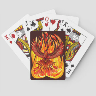 Phoenix mythological immortal Creature Poker Cards