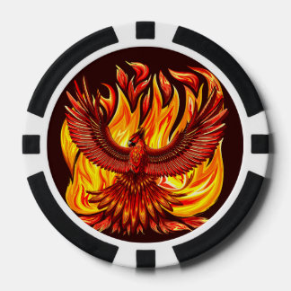 Phoenix mythological immortal Creature Poker Chips