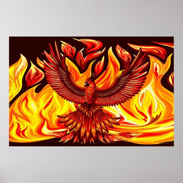 Phoenix mythological immortal Creature Poster (Front)