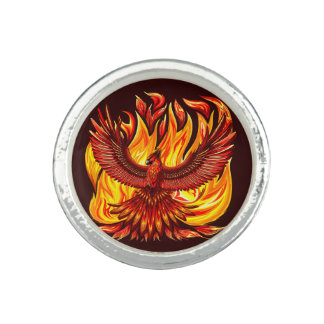 Phoenix mythological immortal Creature Ring