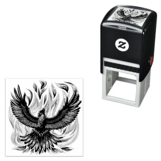 Phoenix mythological immortal Creature Self-inking Stamp