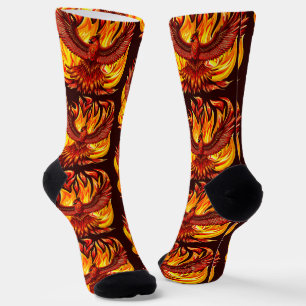 Phoenix mythological immortal Creature Socks
