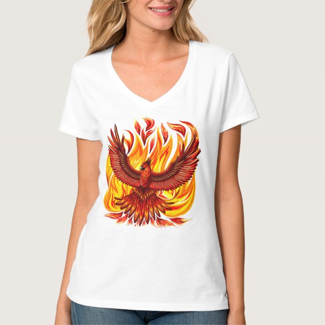 Phoenix mythological immortal Creature T-Shirt (Front)