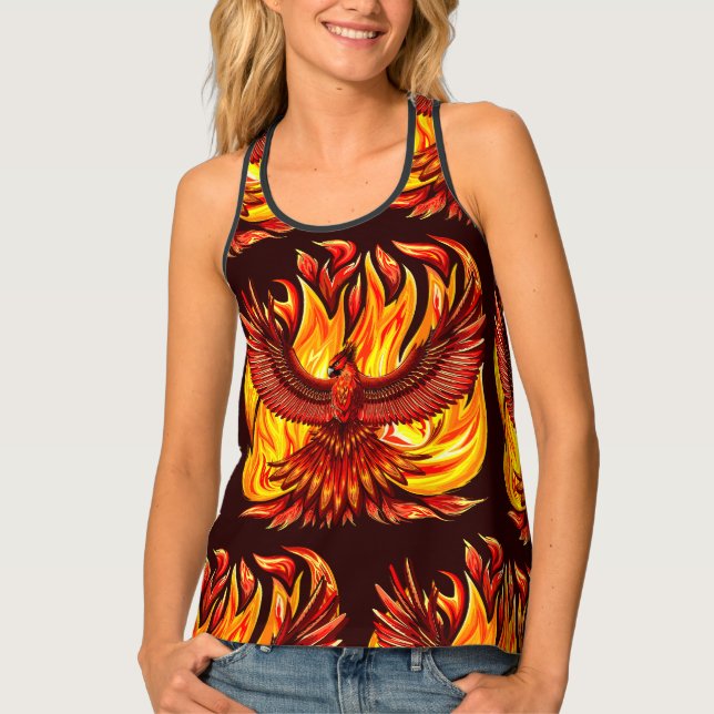 Phoenix mythological immortal Creature Tank Top (Front)