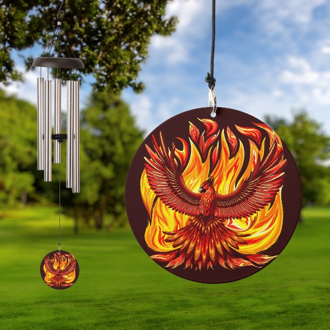Phoenix mythological immortal Creature Wind Chime (Outdoor)