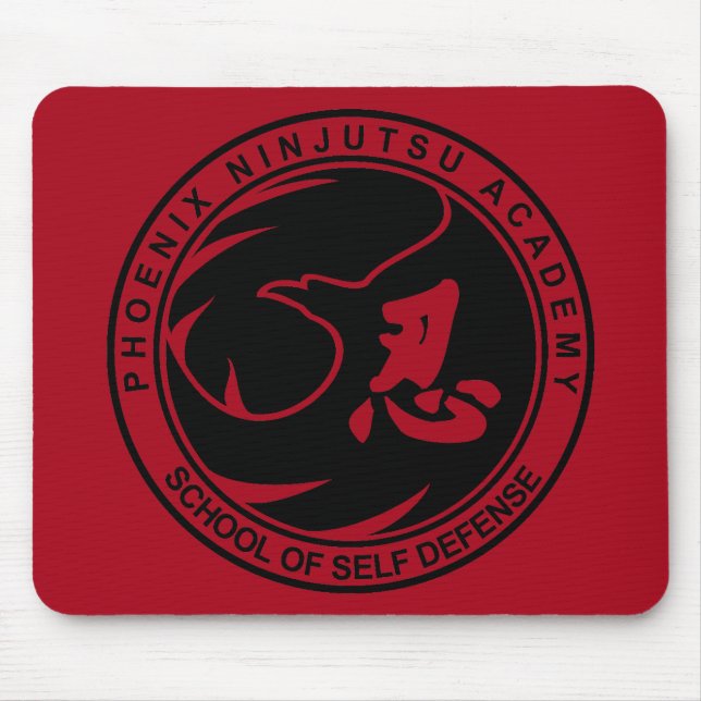 Phoenix Ninjutsu Academy School of Self Defense Mouse Pad (Front)