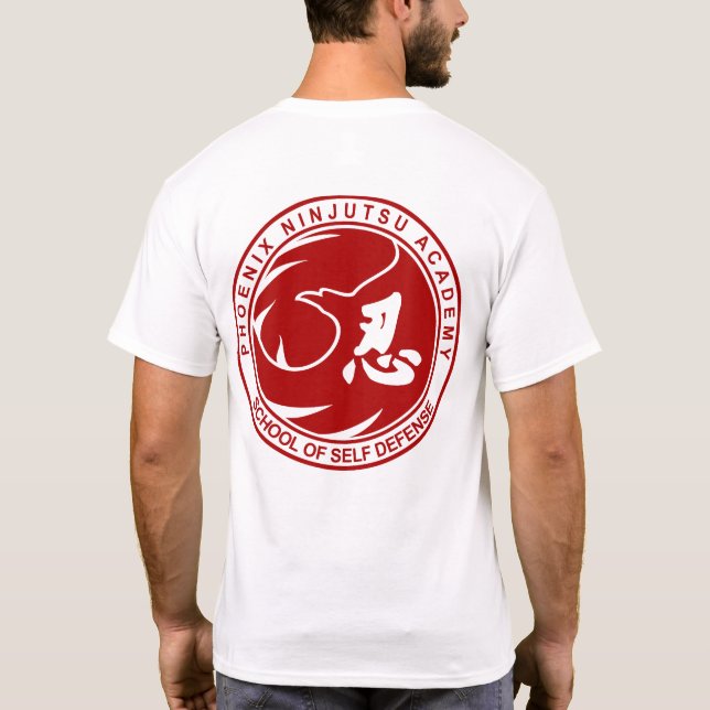 Phoenix Ninjutsu Academy School of Self Defense T-Shirt (Back)