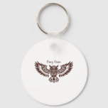 Phoenix Owl – Fiery Vision Keychain