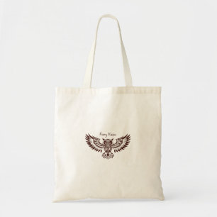 Phoenix Owl – Fiery Vision Tote Bag