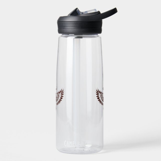 Phoenix Owl – Fiery Vision Water Bottle (Left)