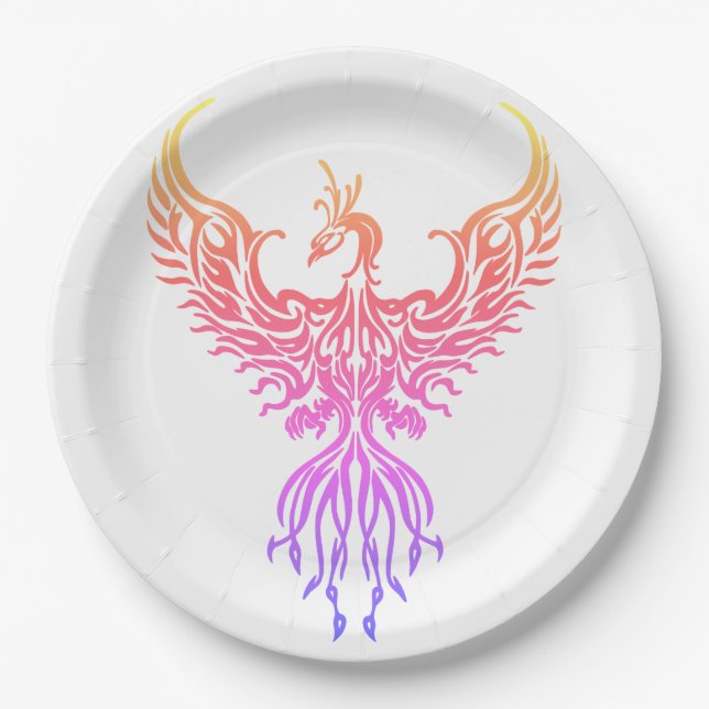 Phoenix Paper Plates (Front)