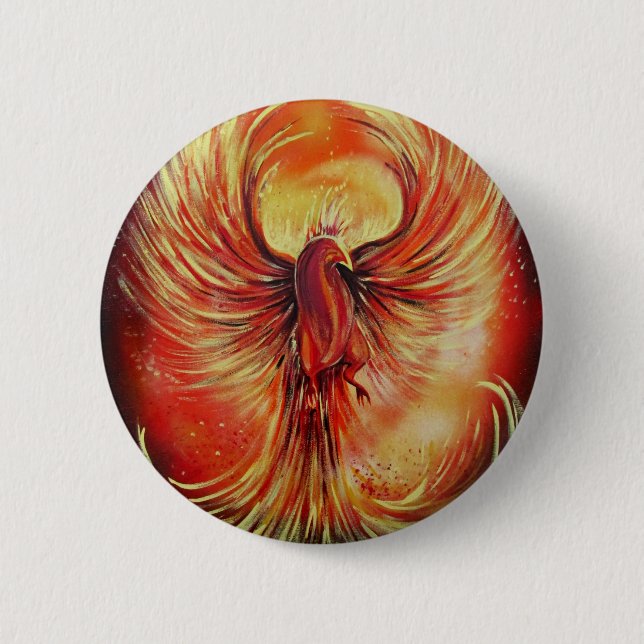 Phoenix Pinback Button (Front)