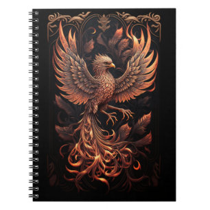 phoenix playing Spiral Photo Notebook