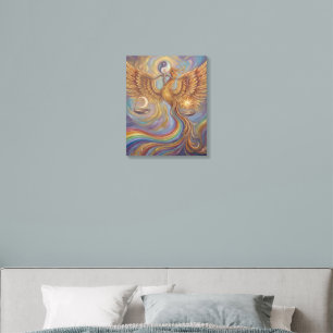 Phoenix Rebirth Photo Print Acrylic Photo Tile