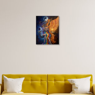 Phoenix Rebirth Photo Print Acrylic Photo Tile