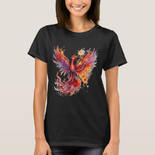 Phoenix Reborn Phoenix Rising Mythical Bird Rejuve T-Shirt