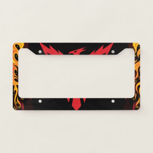 Phoenix Rise from Ashes License Plate Frame