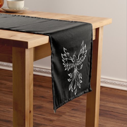 Phoenix Rises on Black Medium Table Runner