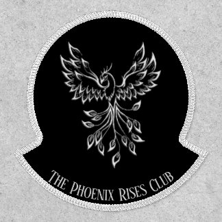 Phoenix Rises on Black Personal Title Patch