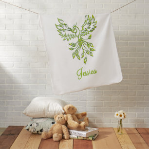 Phoenix Rises w Baby name Blanket