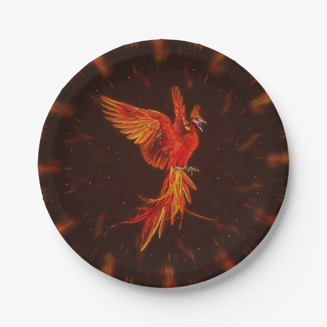 Phoenix Rising - # 1 Paper Plates (Front)