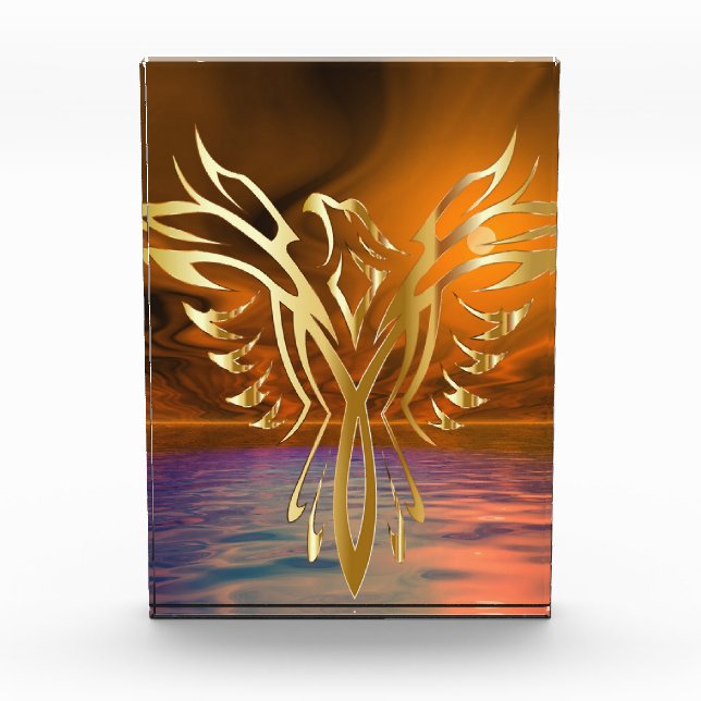 Phoenix Rising  Acrylic Award (Front)