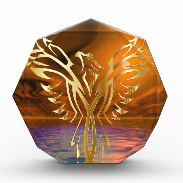 Phoenix Rising  Acrylic Award (Front)