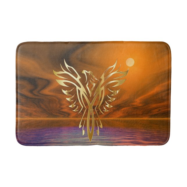 Phoenix Rising Bath Mat (Front)