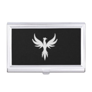 Phoenix Rising Black Business Card Case