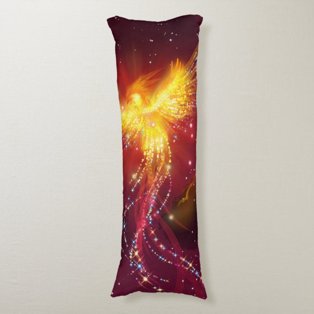 Phoenix Rising Body Pillow (Front Vertical)