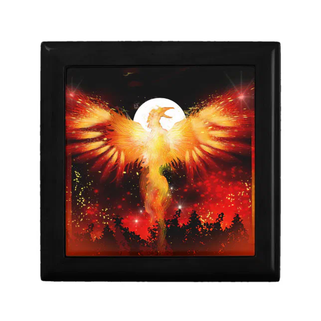 Phoenix Rising Box | Zazzle
