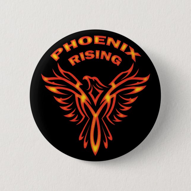 PHOENIX RISING BUTTON (Front)