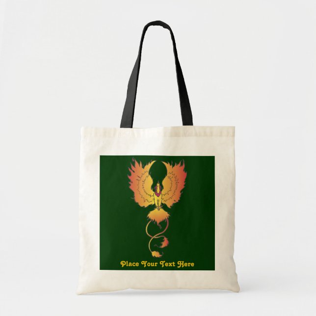 Phoenix Rising Custom Text Bag (Front)