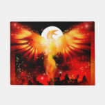 Phoenix Rising Doormat at Zazzle