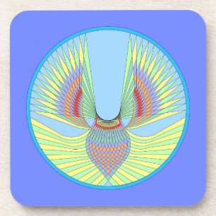 Phoenix Rising drink coasters
