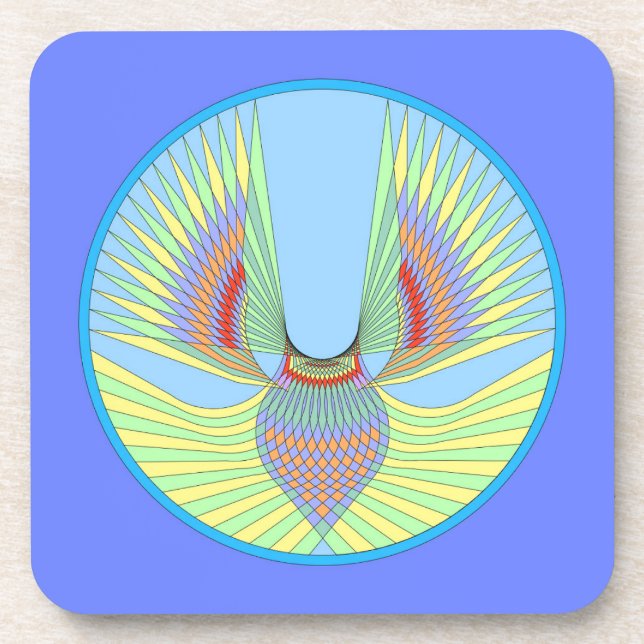 Phoenix Rising drink coasters (Front)