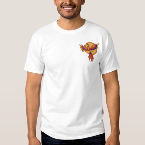 Phoenix Rising Embroidered T_Shirt