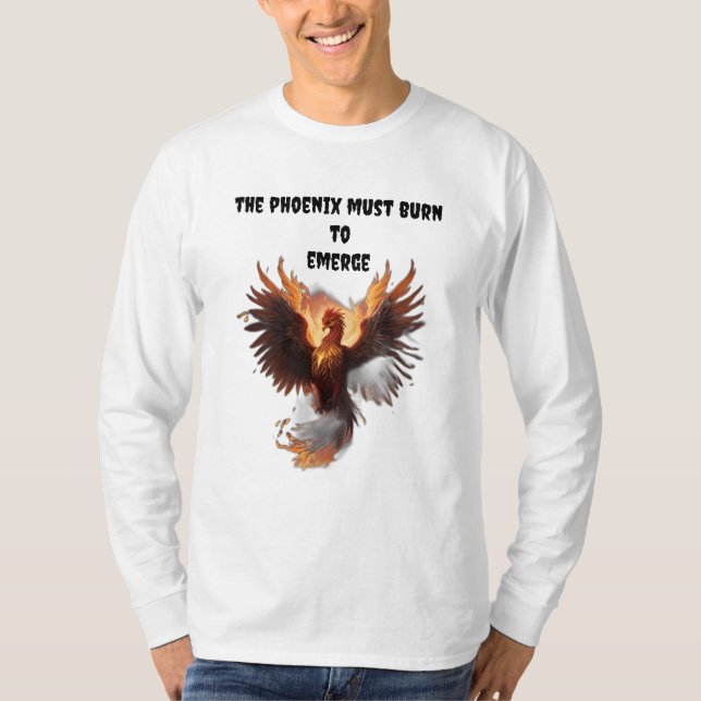 phoenix rising,fire bird T-Shirt (Front)
