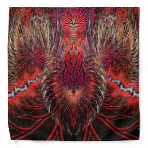 Phoenix Rising Fractal Bandana