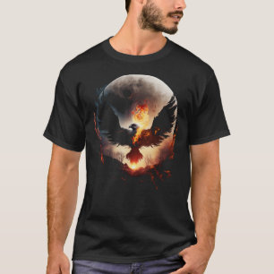 Phoenix Rising From Ashes Resurrectio Rebirth New T-Shirt