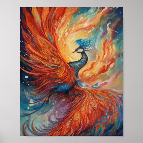 Phoenix Rising From the Ashes Poster
