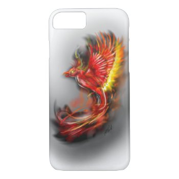 Phoenix Rising From The Ashes  Rebirth Fire Birds Iphone 8/7 Case by FXtions at Zazzle