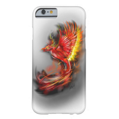 phoenix rising from the ashes rebirth fire birds barely there iPhone 6 case