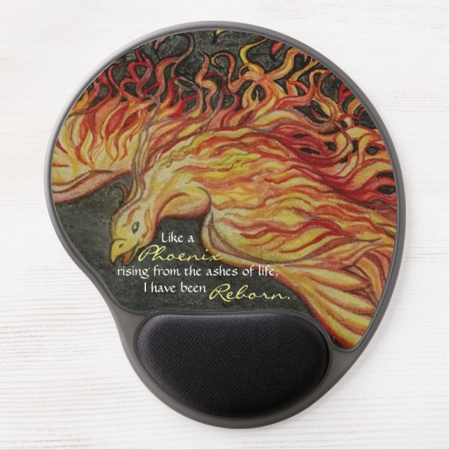 Phoenix Rising Gel Mouse Pad (Front)