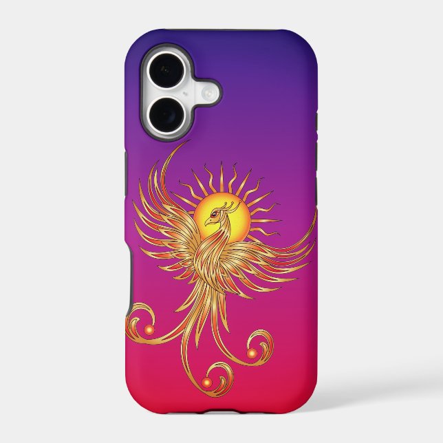 Phoenix Rising Iphone Case (Back)